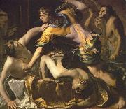 Bernardino Mei Orestes slaying Aegisthus and Clytemnestra France oil painting artist